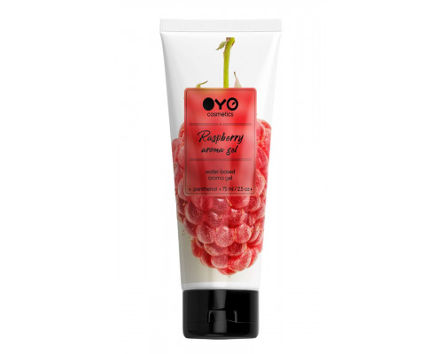 Заказать Лубрикант на водной основе OYO Aroma Gel Raspberry с ароматом малины - 75 мл.