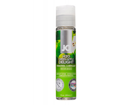 Заказать Смазка с ароматом яблока JO Flavored  Green Apple H2O - 30 мл.