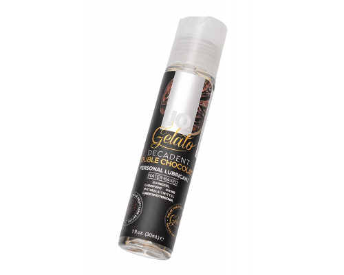 Заказать Лубрикант с ароматом шоколада JO GELATO DECADENT DOUBLE CHOCOLATE - 30 мл.