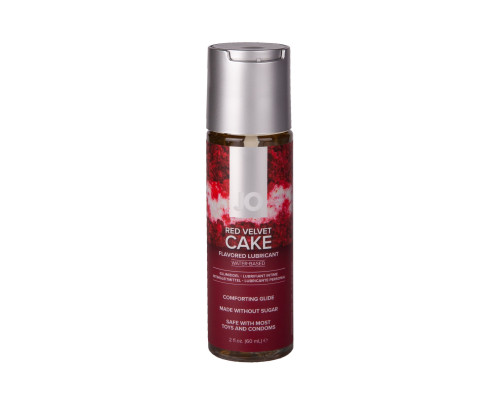 Заказать Лубрикант на водной основе JO H2O Red Velvet Cake Flavored Lubricant - 60 мл.