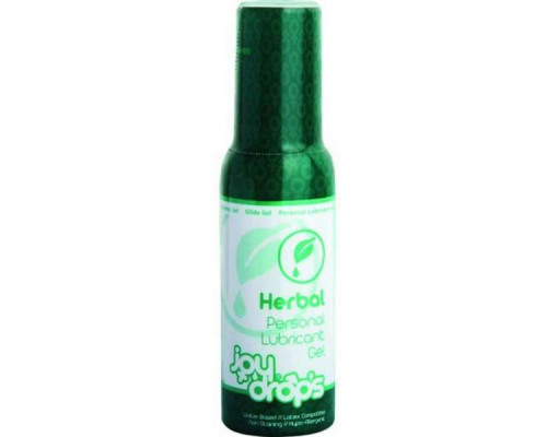 Заказать Смазка на водной основе JoyDrops Herbal - 100 мл.