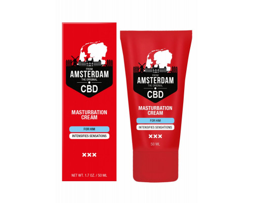 Заказать Крем для мастурбации для мужчин CBD from Amsterdam Masturbation Cream For Him - 50 мл.