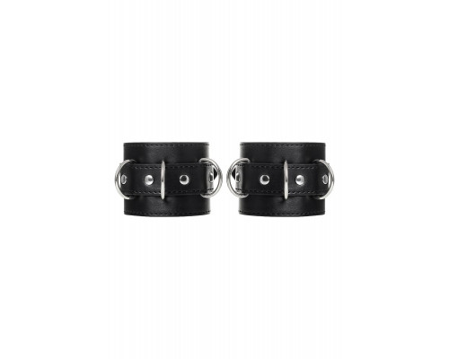 Заказать Черные наручники Anonymo на сцепке