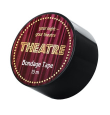 Черный бондажный скотч TOYFA Theatre - 15 м.