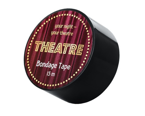 Заказать Черный бондажный скотч TOYFA Theatre - 15 м.