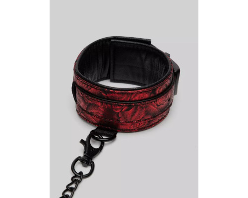 Заказать Красно-черные оковы Reversible Faux Leather Ankle Cuffs