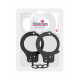 Заказать Чёрные наручники из листового металла BONDX METAL CUFFS BLACK