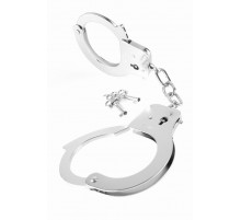 Металлические серебристые наручники Designer Metal Handcuffs