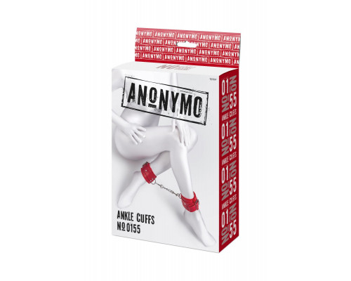 Заказать Красные оковы Anonymo из искусственной кожи