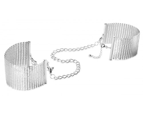 Заказать Серебристые наручники-браслеты Desir Metallique Handcuffs