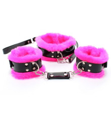 Набор с розовым мехом BDSM Light