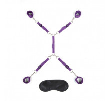 Фиолетовый набор фиксаций на кровати Classic Bed Spreader