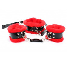 Набор с красным мехом BDSM Light