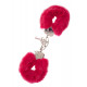 Заказать Металлические наручники с красной меховой опушкой METAL HANDCUFF WITH PLUSH RED