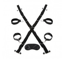 Чёрный набор для фиксации у двери