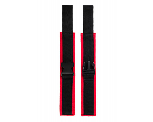 Красно-черные велюровые оковы Anonymo