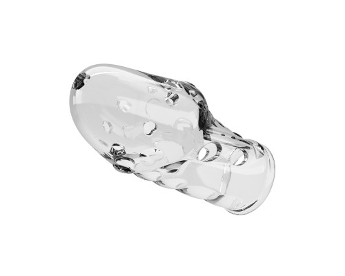 Прозрачная насадка на пенис Booker - 8 см.