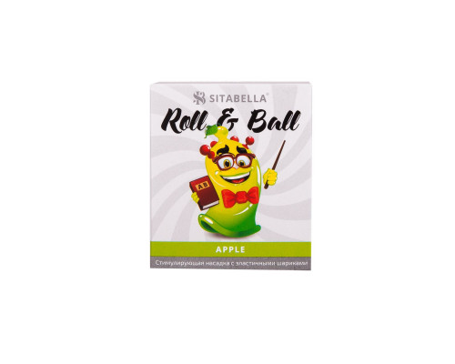 Заказать Стимулирующий презерватив-насадка Roll   Ball Apple