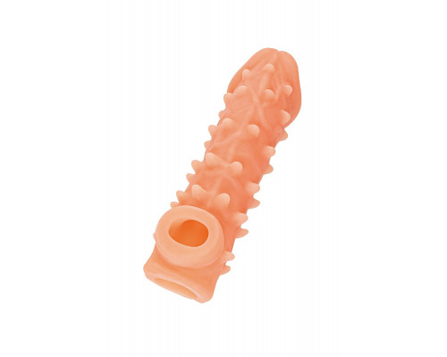 Заказать Телесная закрытая насадка с пупырышками Cock Sleeve Size L - 17,6 см. Заказать Телесная закрытая насадка с пупырышками Cock Sleeve Size L - 17,6 см.