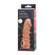 Заказать Телесная закрытая насадка с пупырышками Cock Sleeve Size M - 15,6 см.