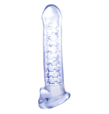 Прозрачная насадка-удлинитель Stretchy Touch - 18 см.