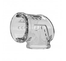 Прозрачная насадка на пенис и мошонку