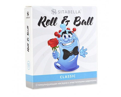 Заказать Стимулирующий презерватив-насадка Roll   Ball Classic