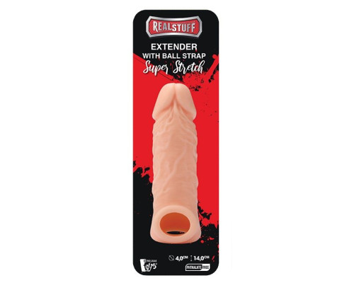 Заказать Телесная насадка EXTENDER WITH BALL STRAP 5.5 - 14 см.