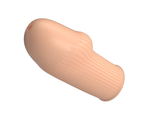 Телесная насадка на пенис Huel - 9 см.