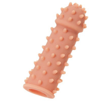 Насадка на фаллос с шипами и бугорками Extreme Sleeve 003 S-size - 12,7 см.