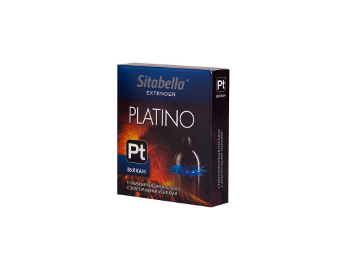 Заказать Стимулирующая насадка с усиками Platino  Вулкан