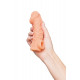 Заказать Телесная закрытая насадка с венками Cock Sleeve Size M - 15,6 см.