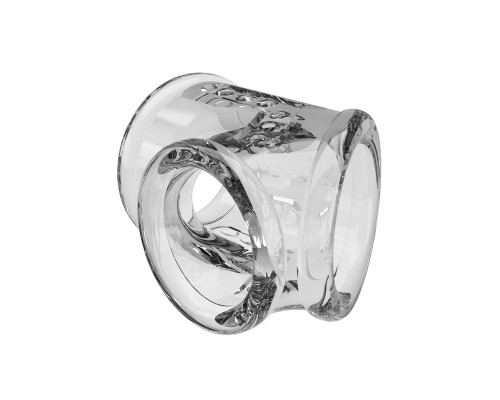 Прозрачная насадка на пенис и мошонку