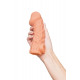 Заказать Телесная закрытая насадка с венками Cock Sleeve Size L - 17,6 см.