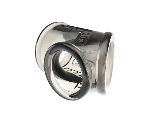 Дымчатая насадка на пенис и мошонку