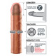 Заказать Телесная насадка Fantasy X-tensions Perfect 2  Extension - 20,3 см.