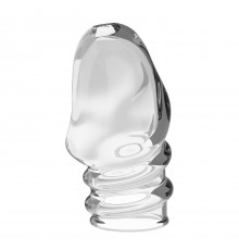 Прозрачная утолщающая насадка на пенис Jeremy - 7 см.