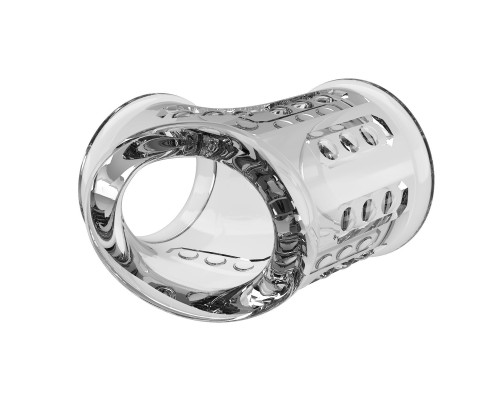 Прозрачная насадка на пенис и мошонку