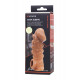 Заказать Телесная закрытая насадка с шишечками Cock Sleeve 008 Size S - 13,8 см.