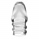 Заказать Прозрачная утолщающая насадка на пенис Jeremy - 7 см.
