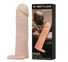 Удлиняющая насадка Medium с подхватом мошонки - 16 см.