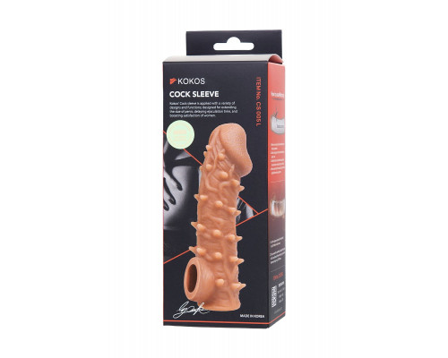Заказать Телесная закрытая насадка с пупырышками Cock Sleeve Size L - 17,6 см. Заказать Телесная закрытая насадка с пупырышками Cock Sleeve Size L - 17,6 см.