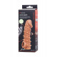 Заказать Телесная закрытая насадка с пупырышками Cock Sleeve Size L - 17,6 см.