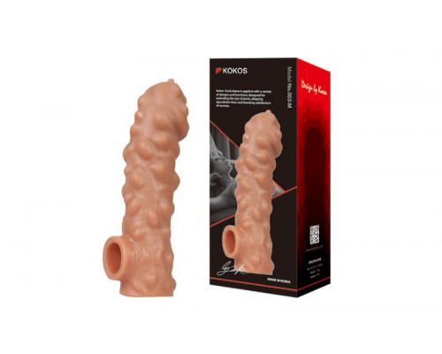 Заказать Насадка на фаллос с крупными бугорками EXTREME SLEEVE - 17,6 см.