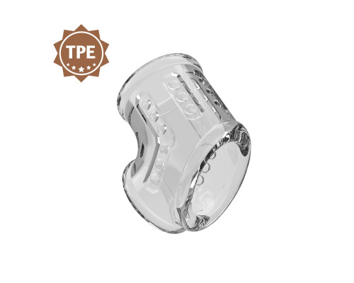 Прозрачная насадка на пенис и мошонку