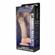 Заказать Дымчатая насадка-удлинитель Ribbed Realistic Penis Enhancing Sleeve Extension - 15,2 см.