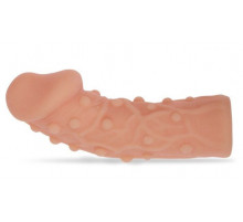 Насадка фаллического вида с венками и шишечками Extreme Sleeve 006 M-size - 14,7 см.