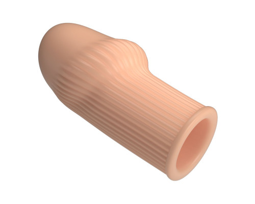 Телесная насадка на пенис Huel - 9 см.