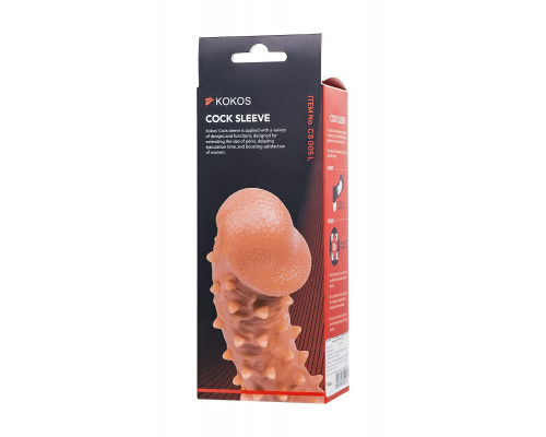Заказать Телесная закрытая насадка с пупырышками Cock Sleeve Size L - 17,6 см. Заказать Телесная закрытая насадка с пупырышками Cock Sleeve Size L - 17,6 см.