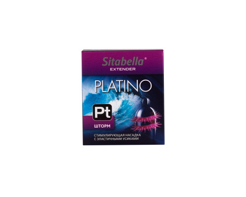 Заказать Стимулирующая насадка со спиралью из усиков Platino  Шторм